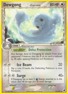 Dewgong δ, Dragon Frontiers 15/101