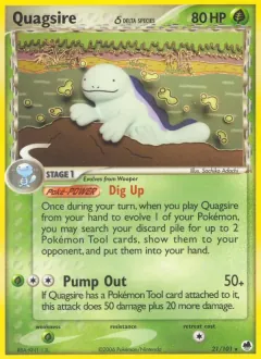 Quagsire δ, Dragon Frontiers 21/101