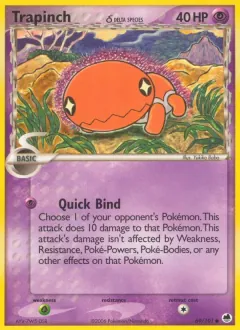 Trapinch δ, Dragon Frontiers 69/101