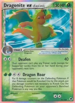 Dragonite ex δ, Dragon Frontiers 91/101