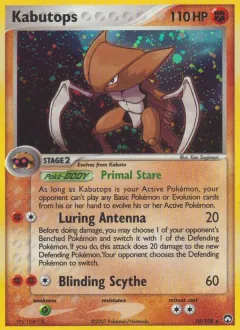 Kabutops, Power Keepers 10/108