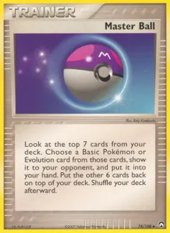 Master Ball, Power Keepers 78/108