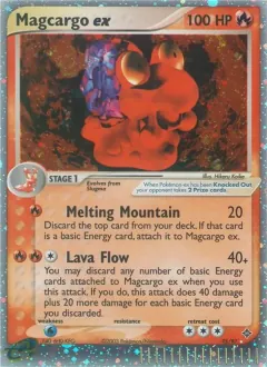 Magcargo ex, Dragon 95/97