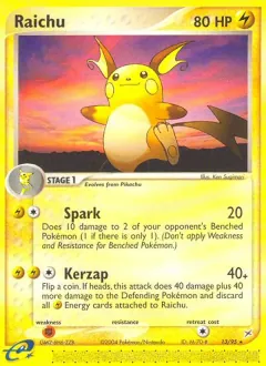 Raichu, Team Magma vs Team Aqua 13/95