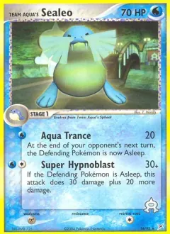 Team Aqua's Sealeo, Team Magma vs Team Aqua 16/95