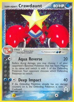 Team Aqua's Crawdaunt, Team Magma vs Team Aqua 2/95