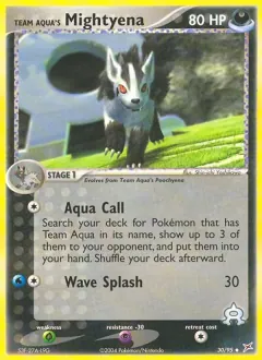 Team Aqua's Mightyena, Team Magma vs Team Aqua 30/95