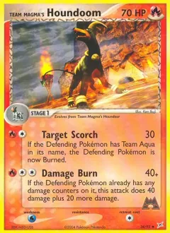 Team Magma's Houndoom, Team Magma vs Team Aqua 34/95