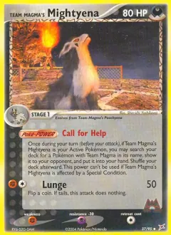 Team Magma's Mightyena, Team Magma vs Team Aqua 37/95