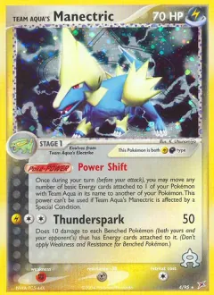 Team Aqua's Manectric, Team Magma vs Team Aqua 4/95