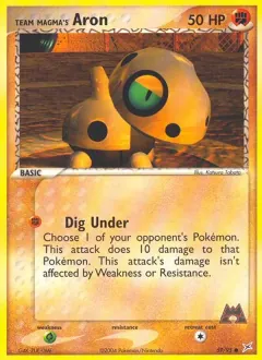 Team Magma's Aron, Team Magma vs Team Aqua 59/95