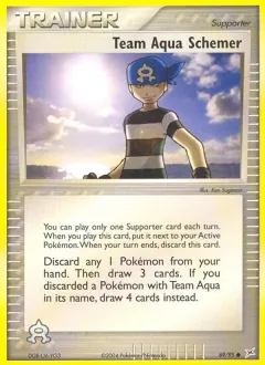 Team Aqua Schemer, Team Magma vs Team Aqua 69/95