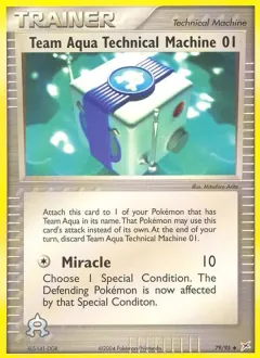 Team Aqua Technical Machine 01, Team Magma vs Team Aqua 79/95
