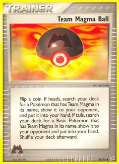Team Magma Ball, Team Magma vs Team Aqua 80/95