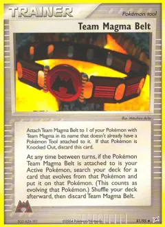 Team Magma Belt, Team Magma vs Team Aqua 81/95