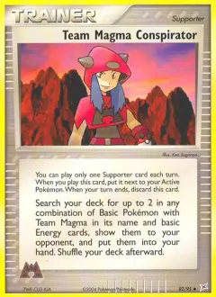 Team Magma Conspirator, Team Magma vs Team Aqua 82/95