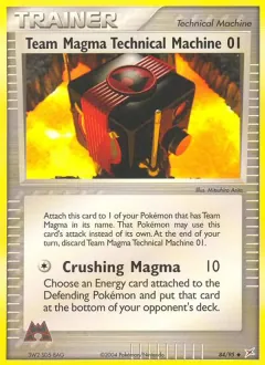 Team Magma Technical Machine 01, Team Magma vs Team Aqua 84/95