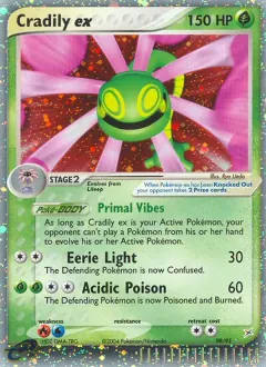 Cradily ex, Team Magma vs Team Aqua 90/95