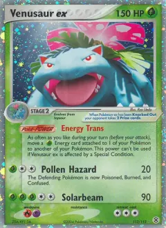 Venusaur ex, FireRed & LeafGreen 112/112