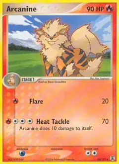 Arcanine, FireRed & LeafGreen 18/112