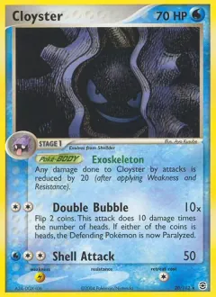 Cloyster, FireRed & LeafGreen 20/112