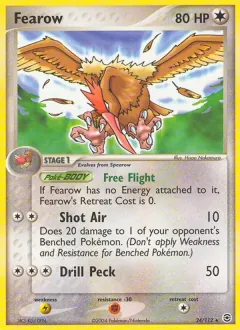 Fearow, FireRed & LeafGreen 24/112