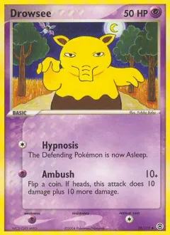 Drowzee, FireRed & LeafGreen 32/112