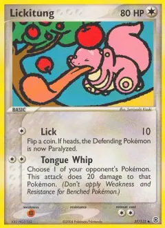 Lickitung, FireRed & LeafGreen 37/112