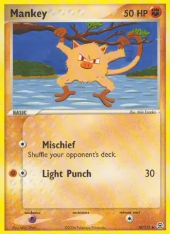 Mankey, FireRed & LeafGreen 38/112
