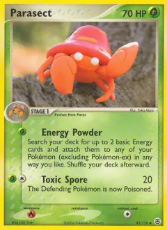 Parasect, FireRed & LeafGreen 43/112