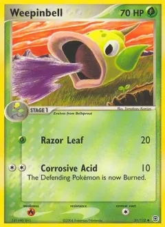 Weepinbell, FireRed & LeafGreen 51/112