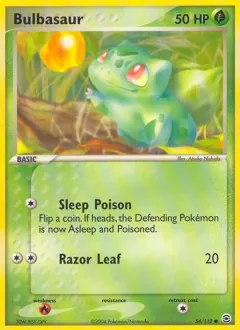 Bulbasaur, FireRed & LeafGreen 54/112