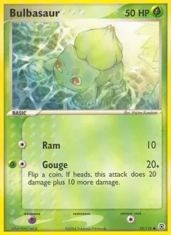 Bulbasaur, FireRed & LeafGreen 55/112
