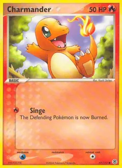 Charmander, FireRed & LeafGreen 57/112