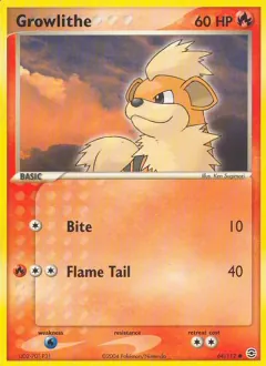 Growlithe, FireRed & LeafGreen 64/112