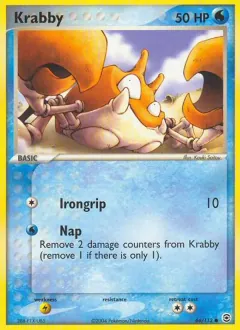 Krabby, FireRed & LeafGreen 66/112