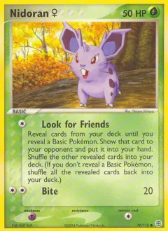 Nidoran♀, FireRed & LeafGreen 70/112