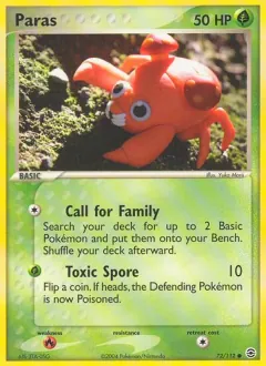 Paras, FireRed & LeafGreen 72/112