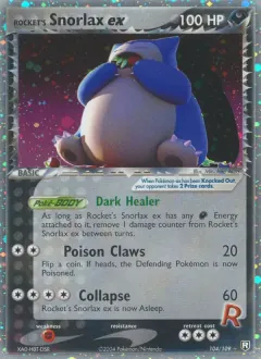 Rocket's Snorlax ex, Team Rocket Returns 104/109