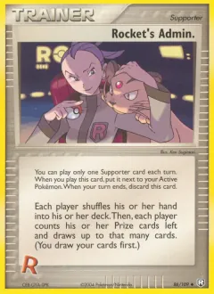 Rocket's Admin., Team Rocket Returns 86/109