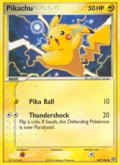 Pikachu, Emerald 60/106