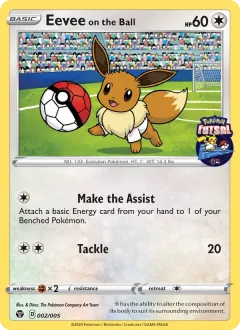 Eevee on the Ball, Pokémon Futsal 2020 2/5