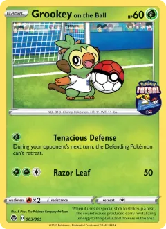 Grookey on the Ball, Pokémon Futsal 2020 3/5