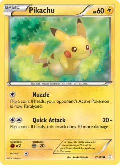 Pikachu, Generations 26/83