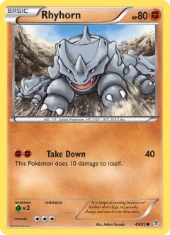 Rhyhorn, Generations 49/83