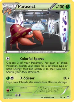 Parasect, Generations 7/83