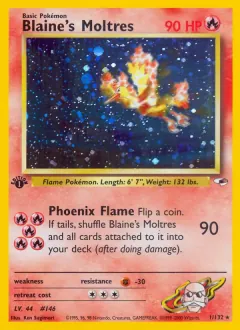 Blaine's Moltres, Gym Heroes 1/132