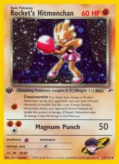 Rocket's Hitmonchan, Gym Heroes 11/132