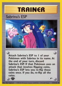Sabrina's ESP, Gym Heroes 117/132