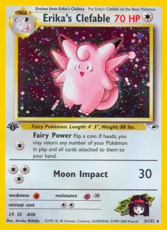 Erika's Clefable, Gym Heroes 3/132